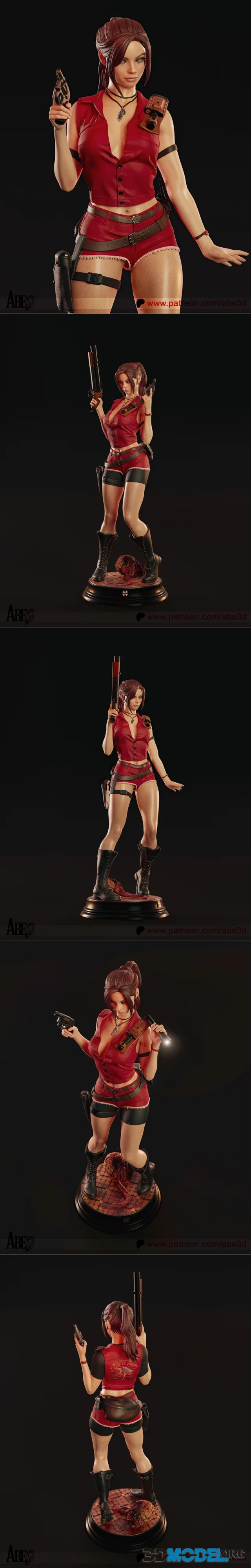 Abe3D - Claire Redfield – Printable