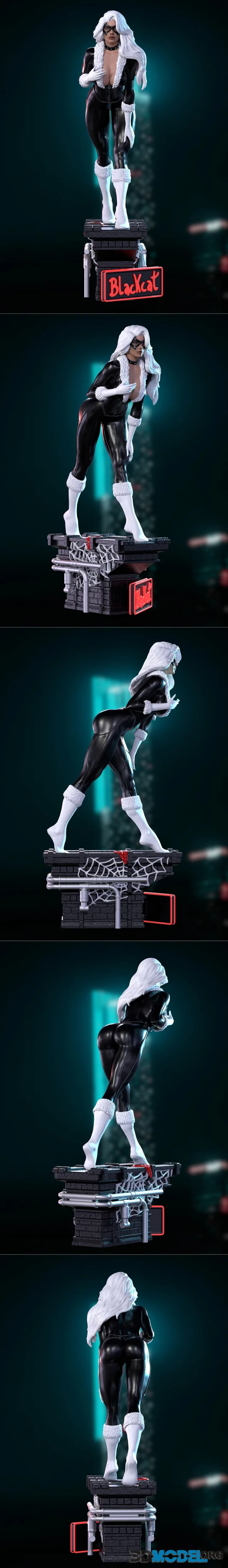 Abe3D - Black Cat – Printable