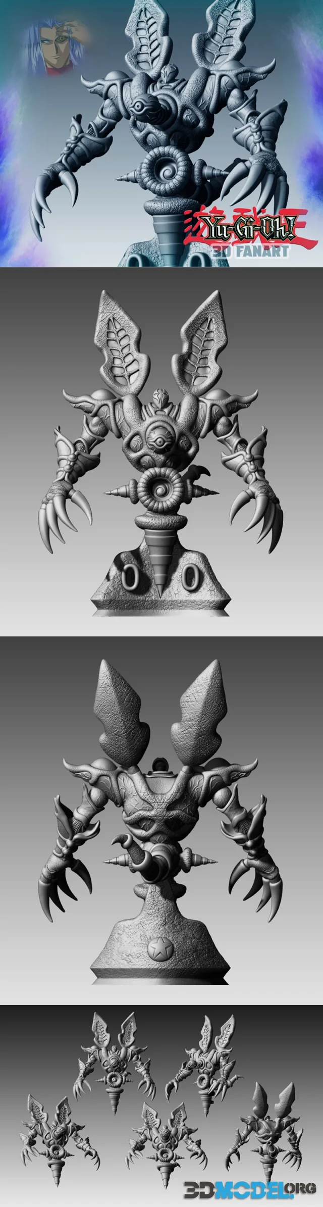 Relinquished Monster Statue – Printable