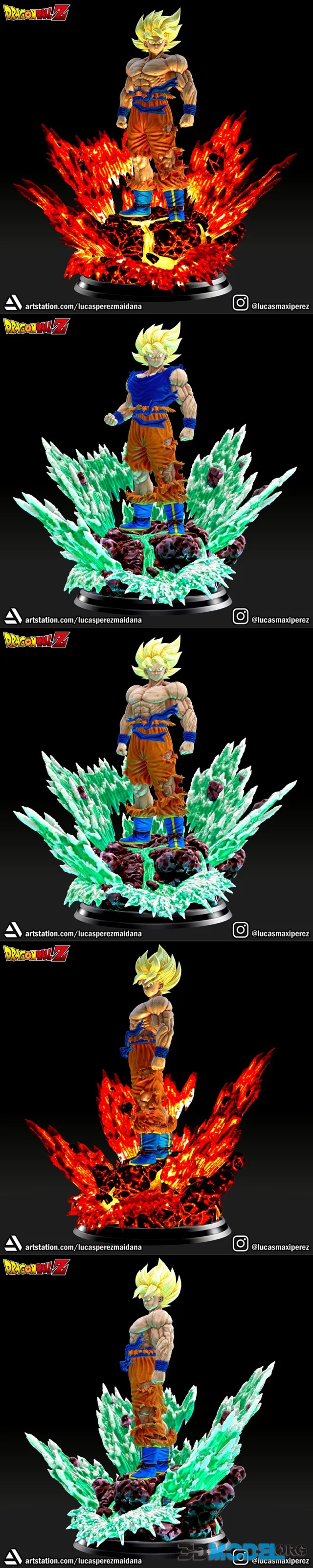 Lucas Perez - Goku Namek – Printable