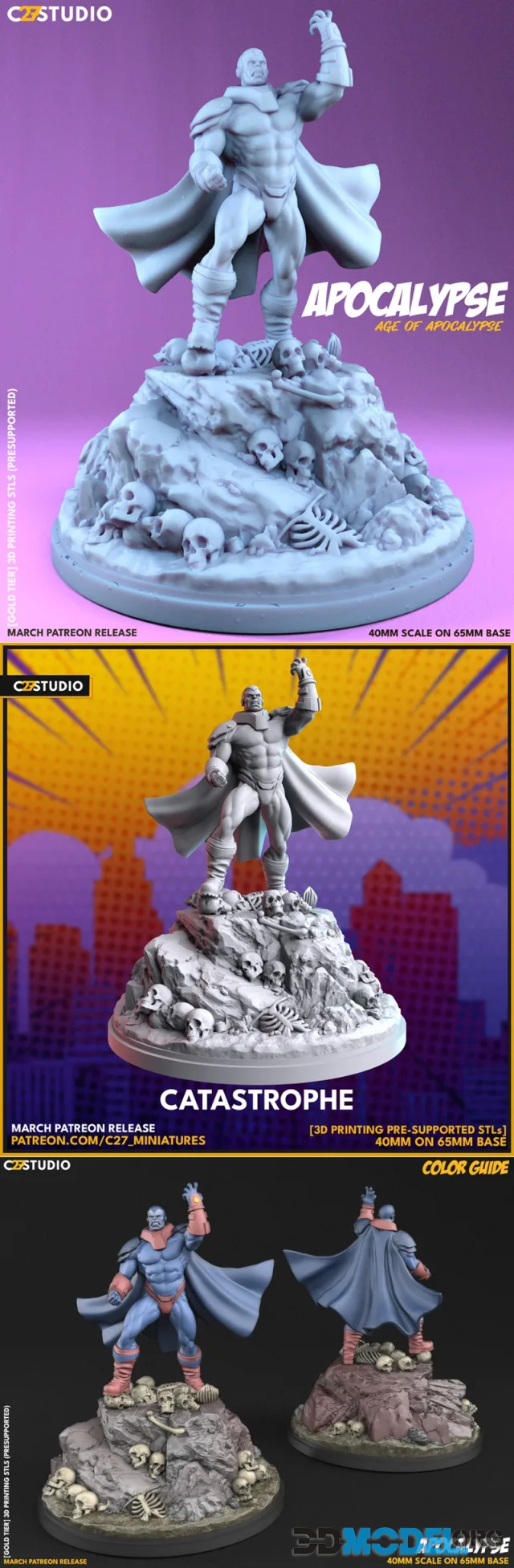 C27 Minis - Apocalypse – Printable