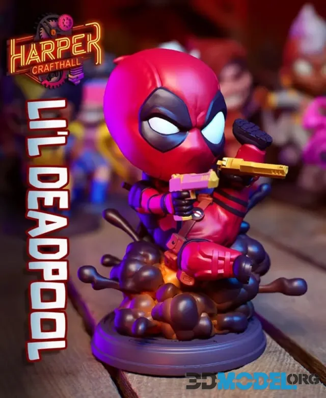 Lil Deadpool Harper Crafthall – Printable