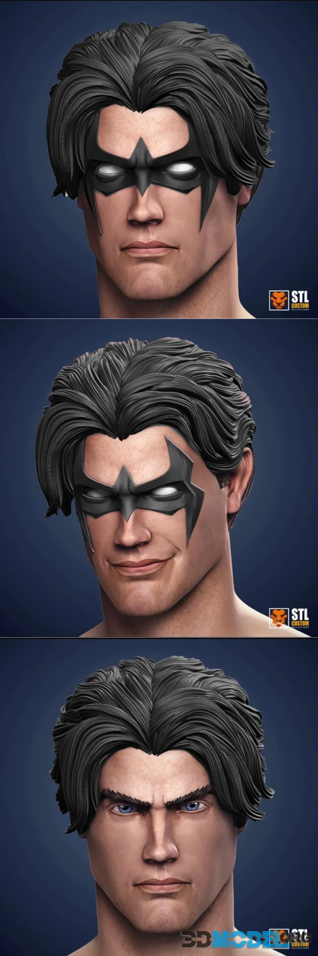 Stl Custom - Nightwing – Printable