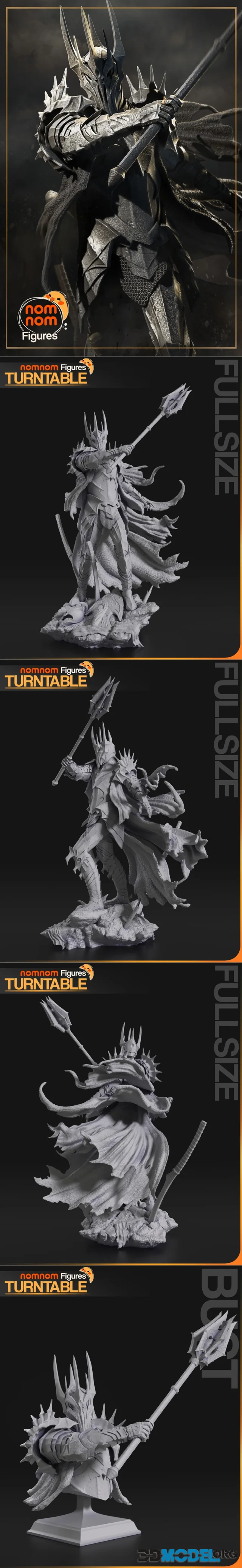 Nomnom Figures - Sauron from Lord of the Rings – Printable