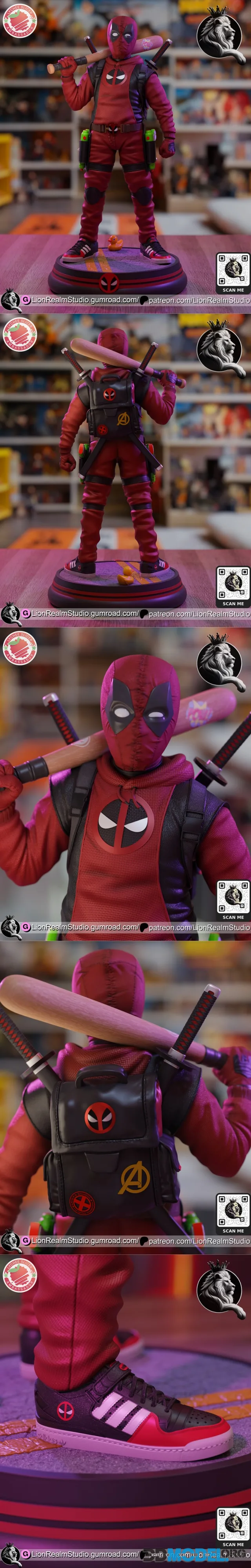 LionRealm Studio - Kidpool - Deadpool & Wolverine – Printable