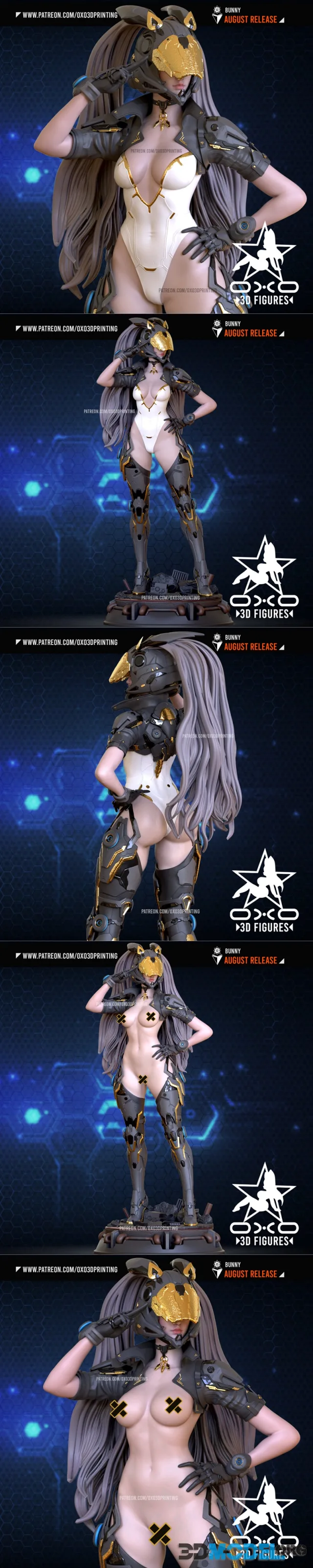 OXO3D Figures - Bunny The First Descendant – Printable