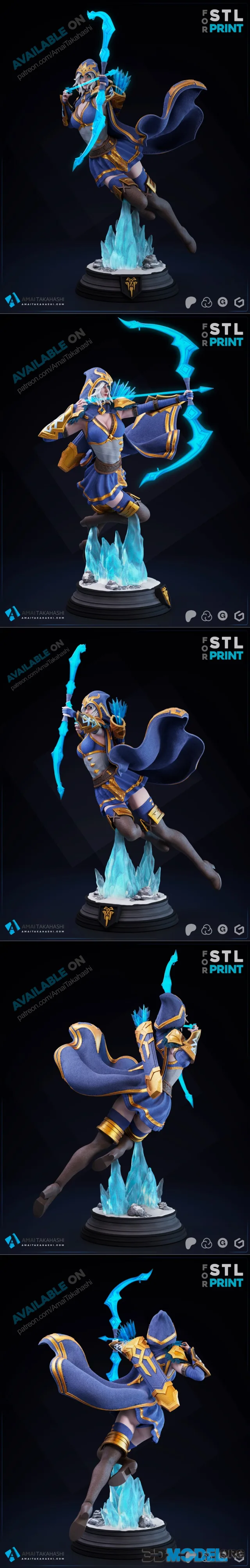 Ashe - League of Legends – Printable