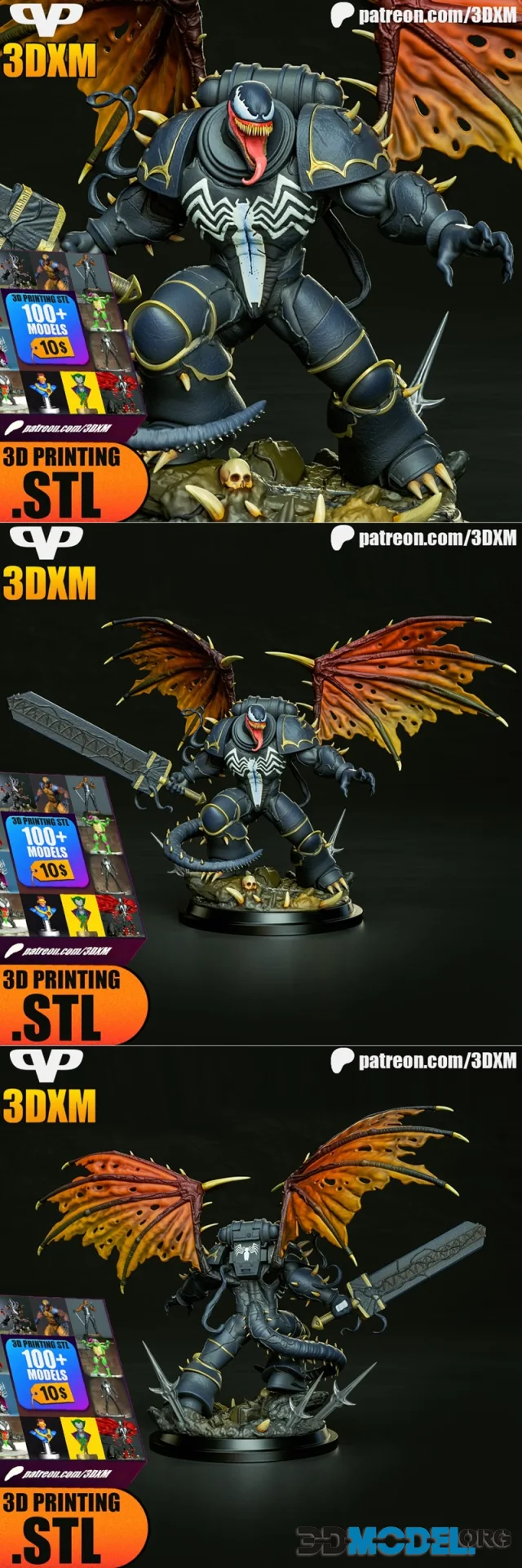3DXM - Venom Warhammer – Printable