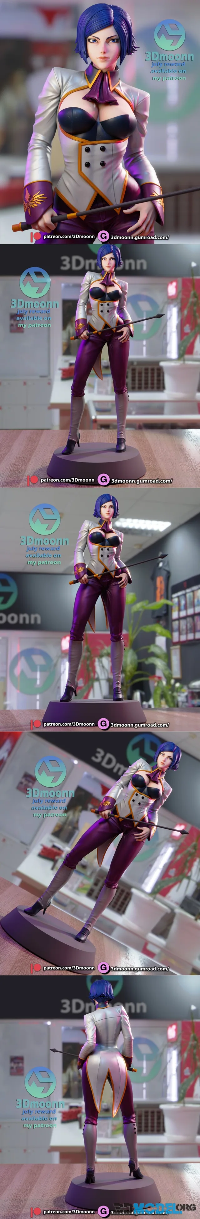 3Dmoonn - Elizabeth KOF – Printable