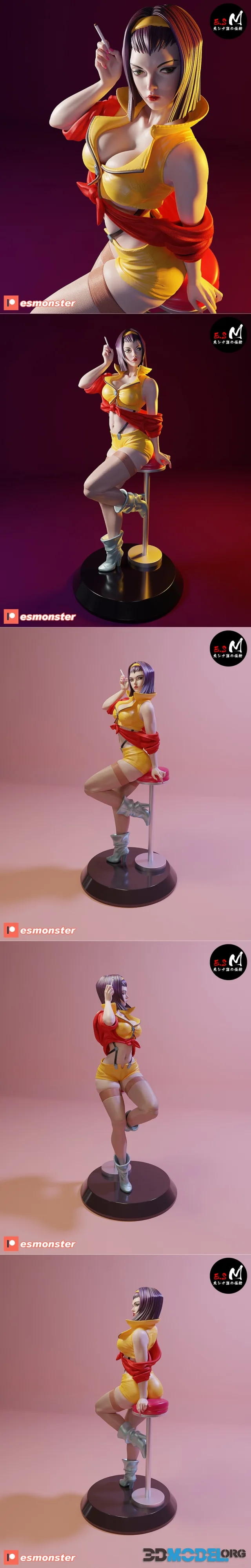 E.S Monster - Cowboy Bebop Faye – Printable