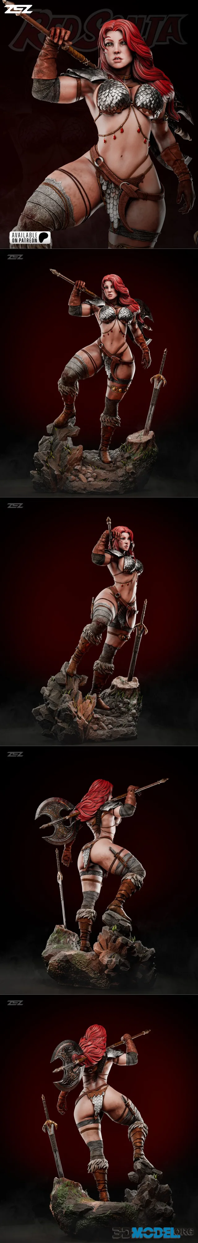 ZEZ Studios - Red Sonja – Printable