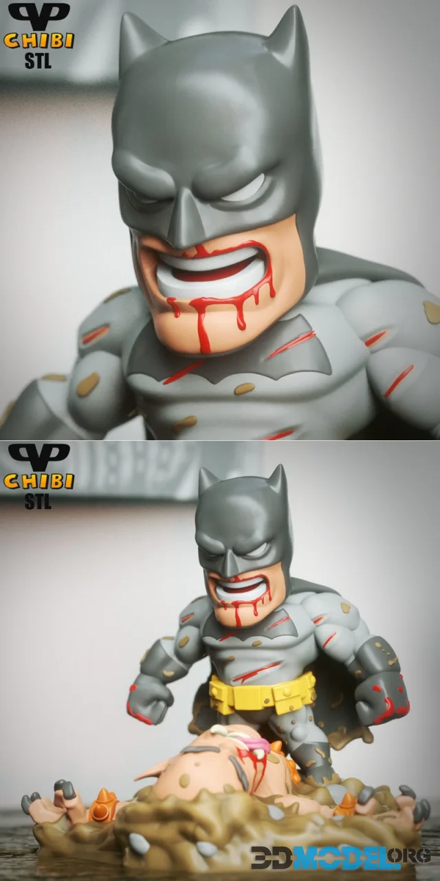 ChibiSTL - Dark Knight Return Chibi – Printable