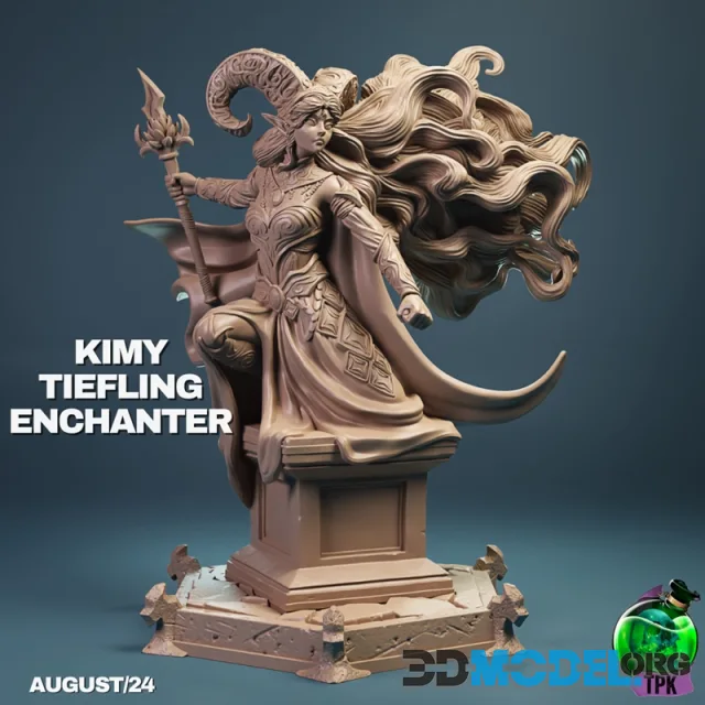 Kimy Tiefling Enchanter – Printable