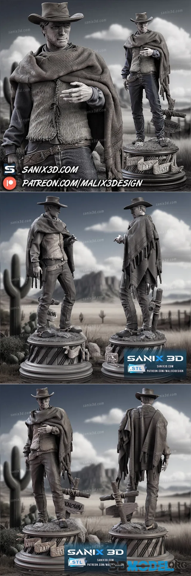 Sanix - Clint Eastwood - The Good, the Bad and the Ugly – Printable
