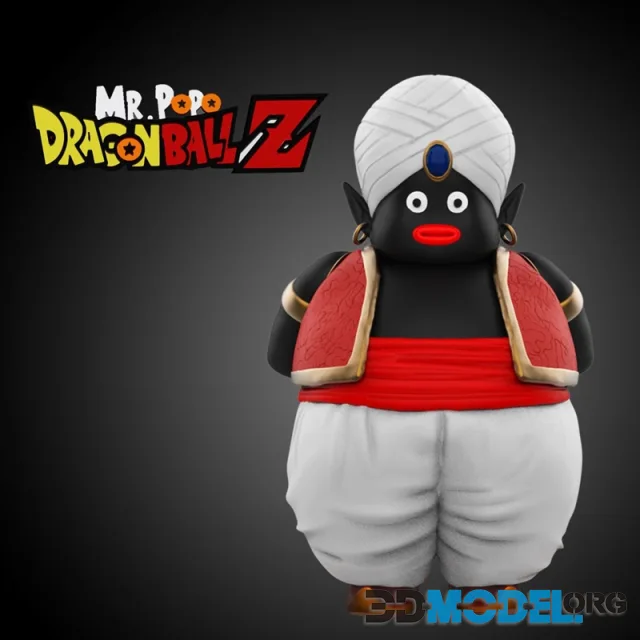 Mr Popo Dragon Ball – Printable