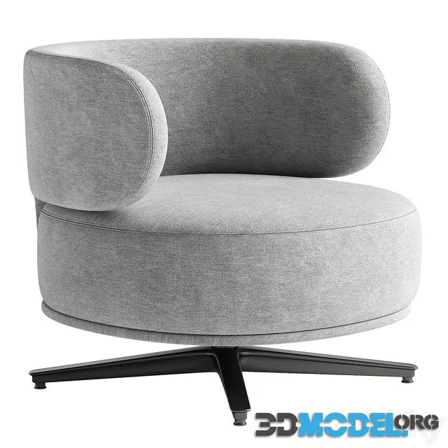 AKIKO LOUNGE Armchair By Gallotti&Radice