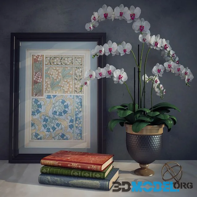 Decorative set (with old books)