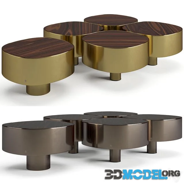 Fendi Casa Pastille coffee tables set