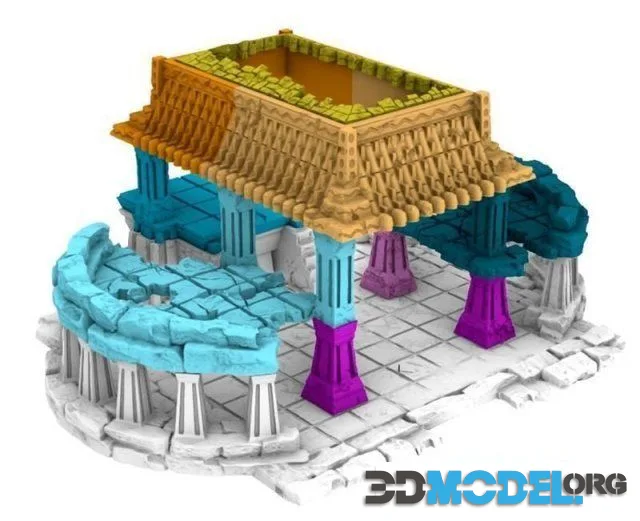 GameScape3D – Evil Temple Part 2 and Stalagmites