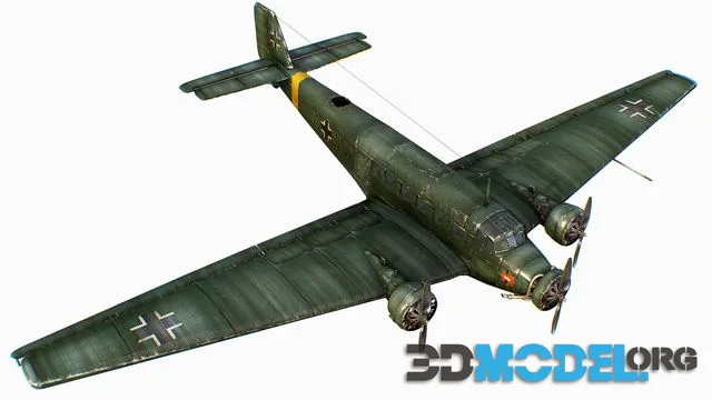 German transport aircraft Junkers Tante Ju 52 (PBR)
