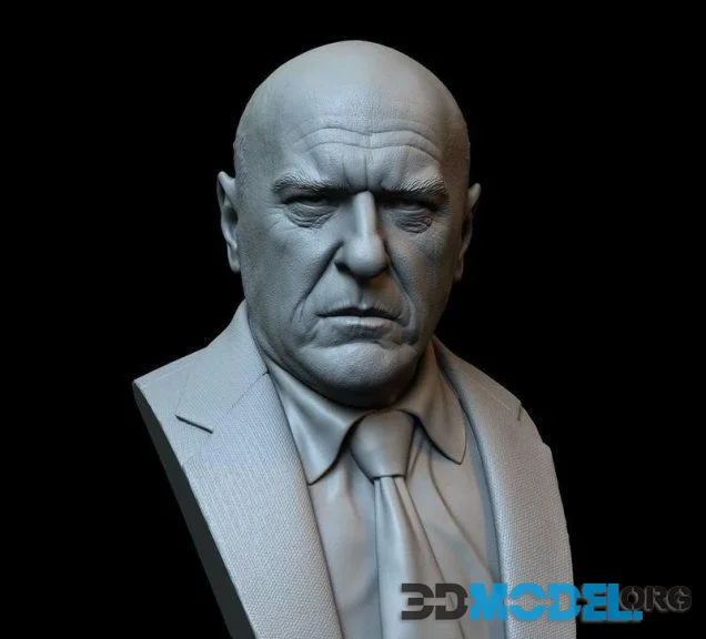 Hank Schrader Bust from Breaking Bad
