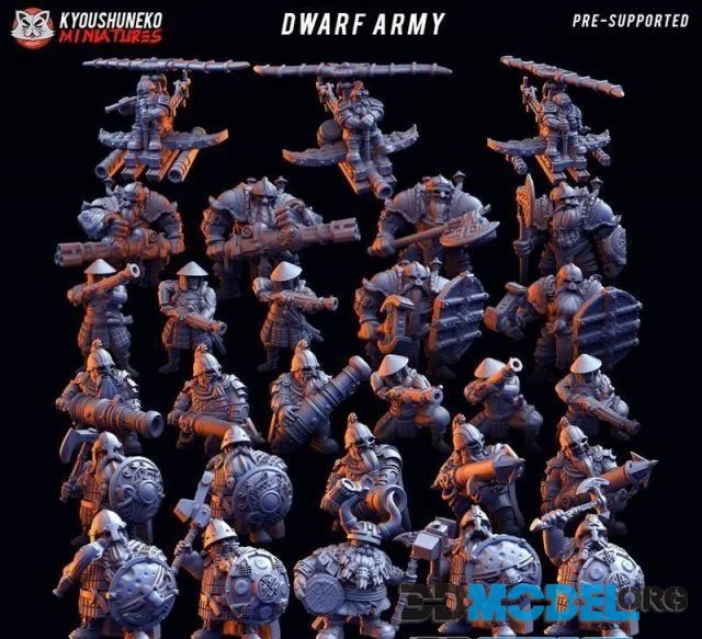 Kyoushuneko Miniatures – Fantasy April 2022