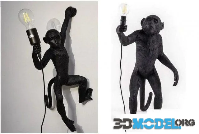 Monkey lamp