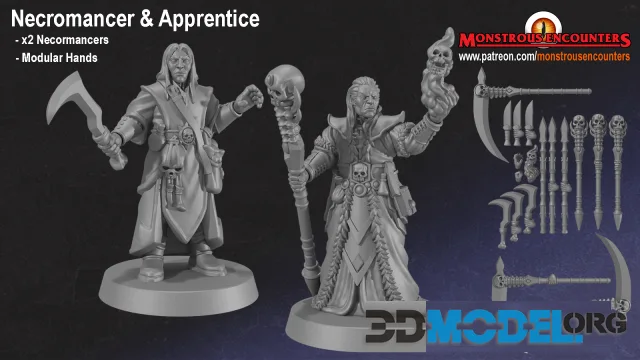 Necromancer and Apprentice Frostgrave