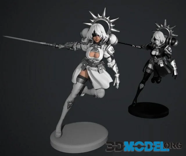 Nier space nun anime figurine