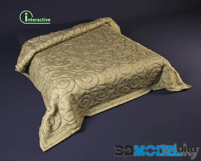 Quilted bedspread