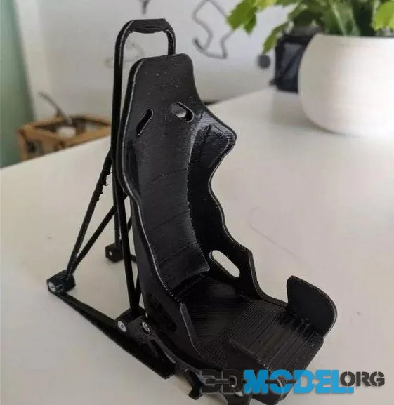 Racing Car Seat Phone Stand With Roll Cage