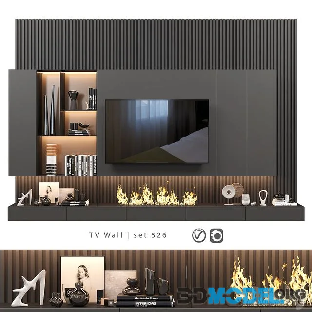 TV Wall set 526