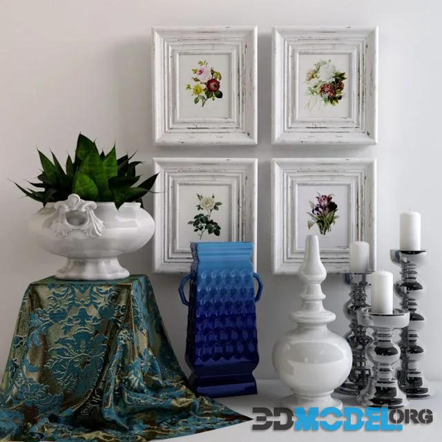 Vintage decorative set
