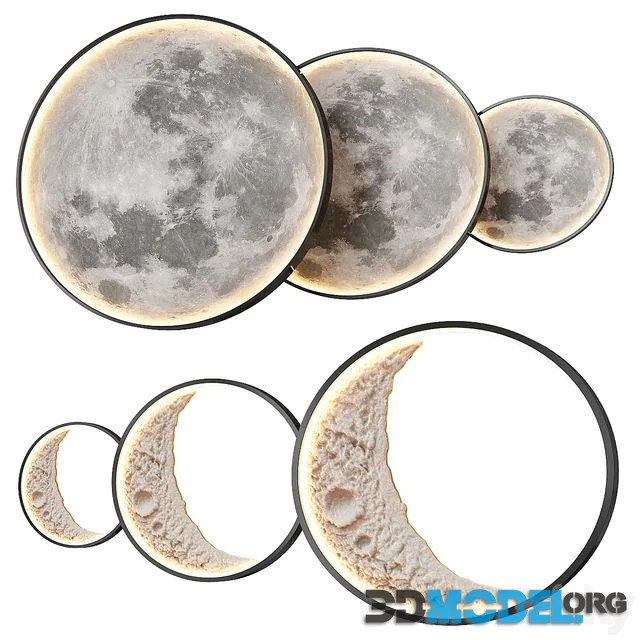 Wall Moon Lamp
