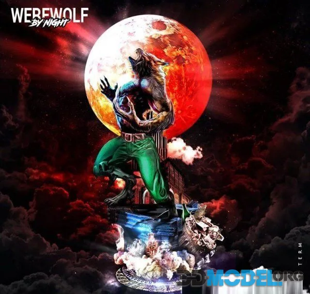 Wicked – Werewolf Sculpture
