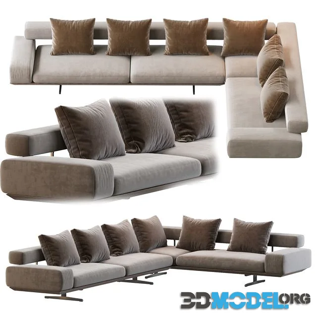 Wing corner sofa