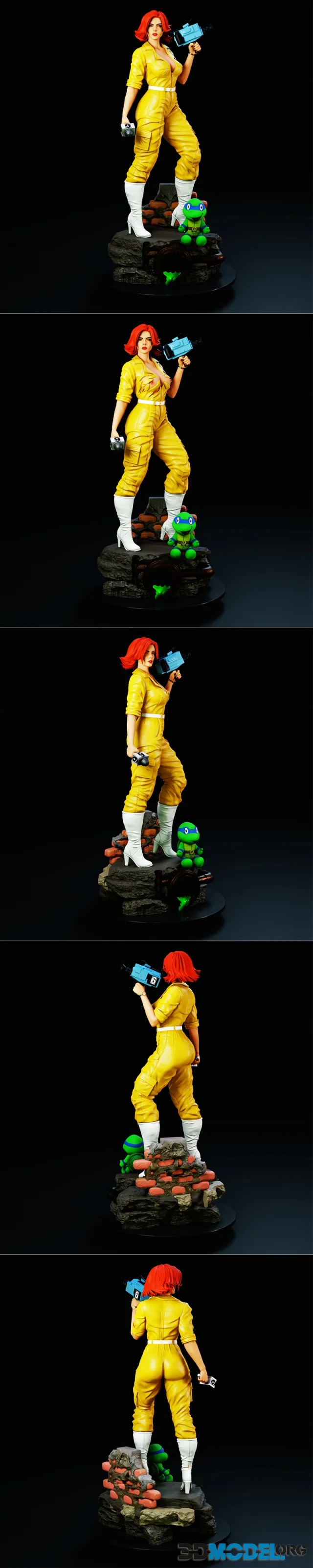 BrunoArt3D - April O’Neil – Printable