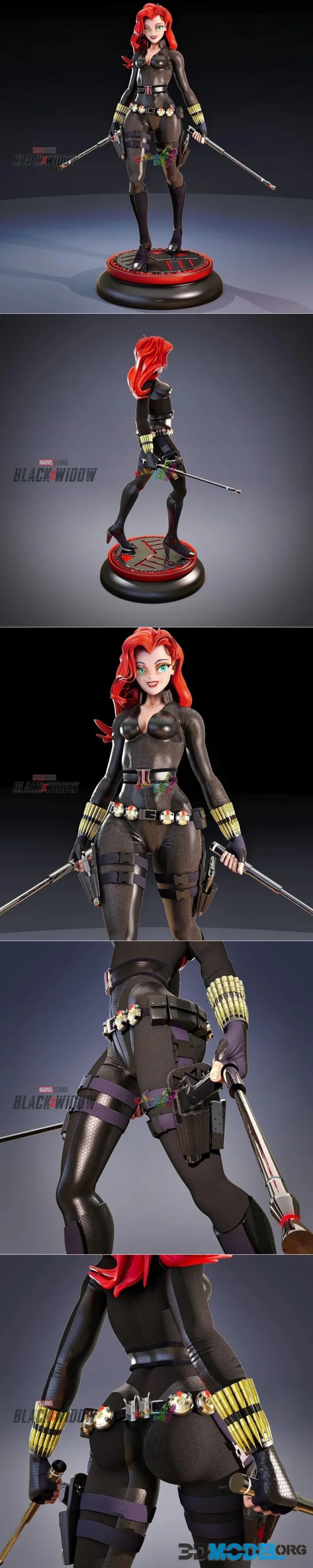 Chibi Black Widow - Natasha Romanoff – Printable