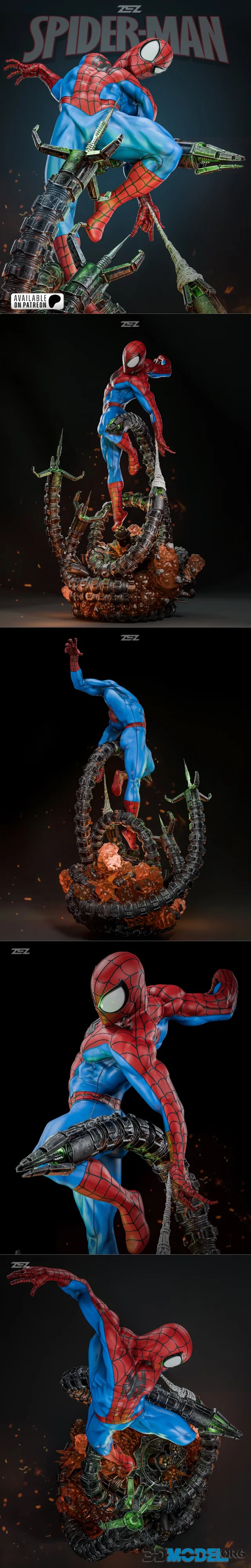 ZEZ Studios - Spiderman - Doc Octopus base – Printable