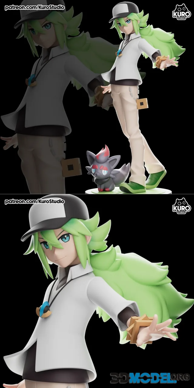 Kuro Studio - N Pokemon Trainer – Printable