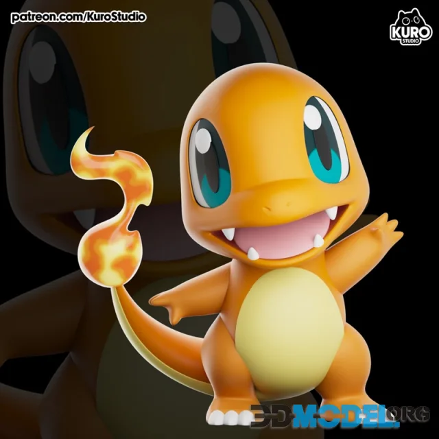 Kuro Studio - Charmander – Printable