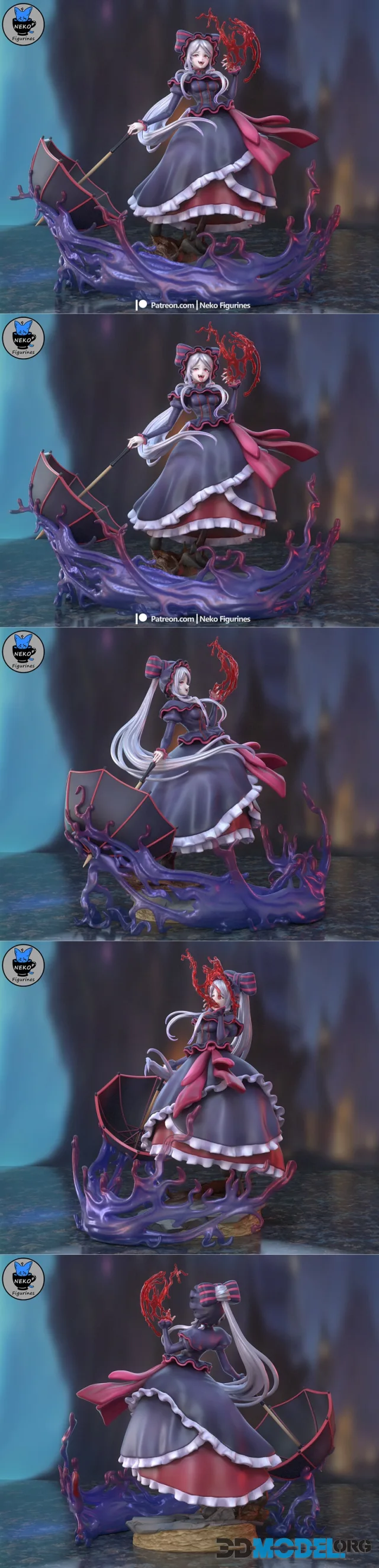 Neko Figurines - Shalltear – Printable
