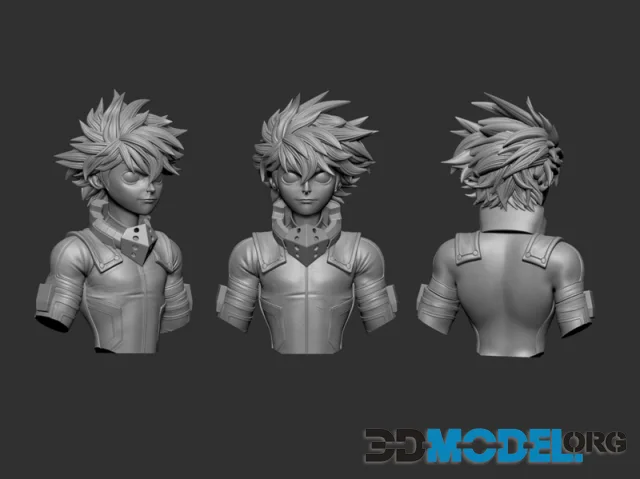 Midoriya Bust – Printable