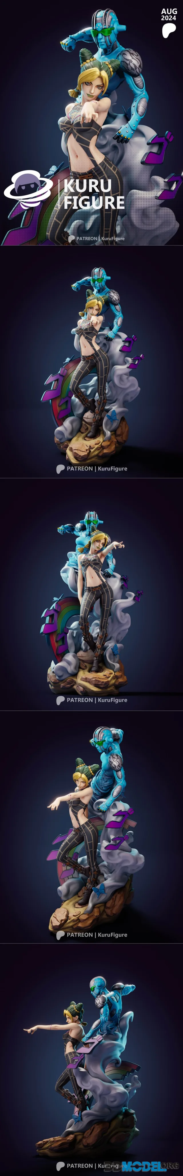 Kuru Figure - Jolyne – Printable