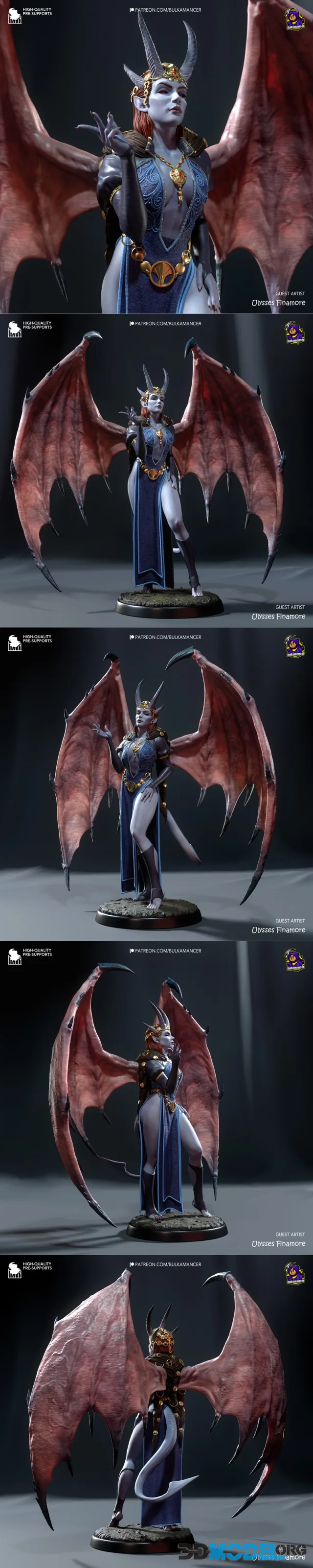 Bulkamancer Sculpts - Mizora - Baldurs Gate 3 – Printable