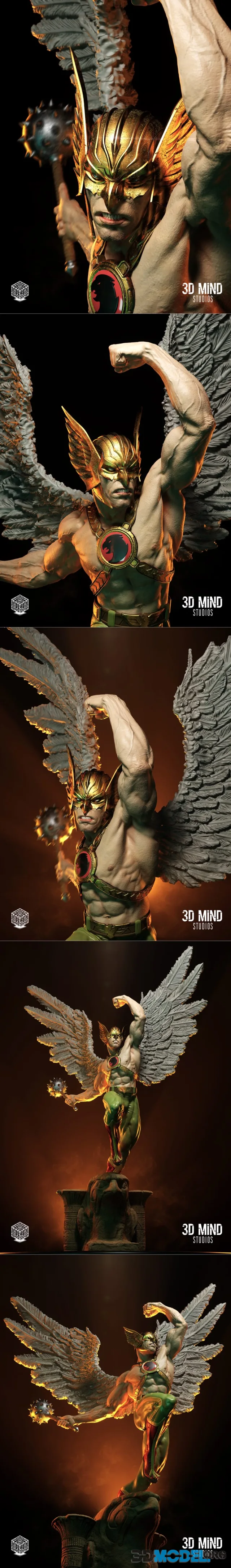 3D Mind - Hawkman – Printable