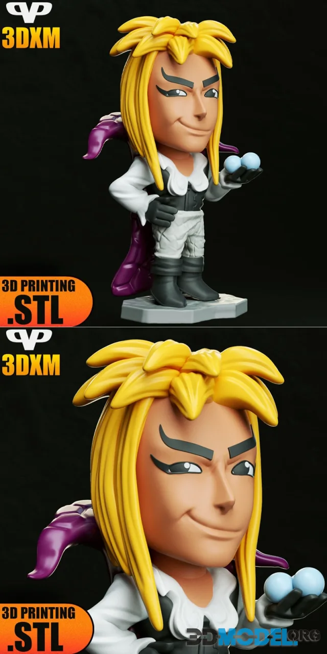 3DXM - Jareth Labyrinth Chibi – Printable