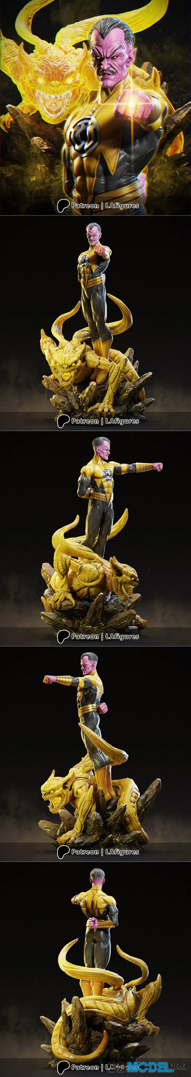 L.A. Figures - Sinestro - Green Lantern – Printable