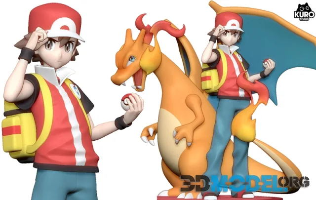 Kuro Studio - Trainer Red – Printable