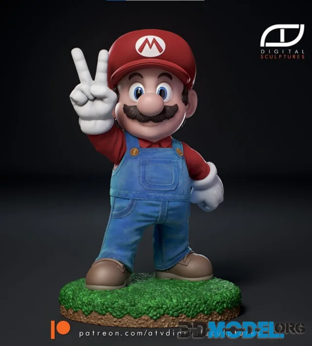 ATV Digital Sculptures - Super Mario – Printable